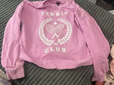 Art Class Pink Tennis Club Graphic Sweatshirt XL 14/16