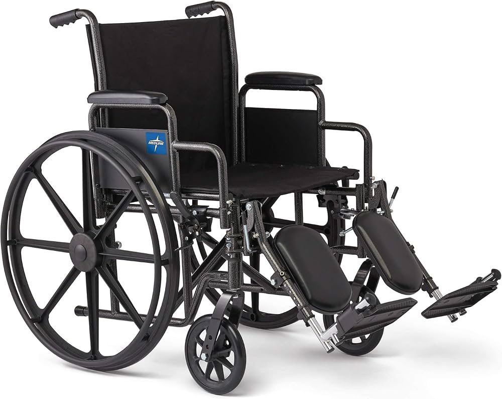 Medline Comfortable Folding Wheelchair