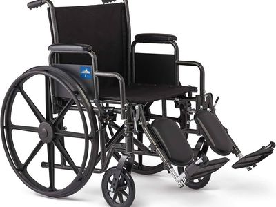Medline Comfortable Folding Wheelchair