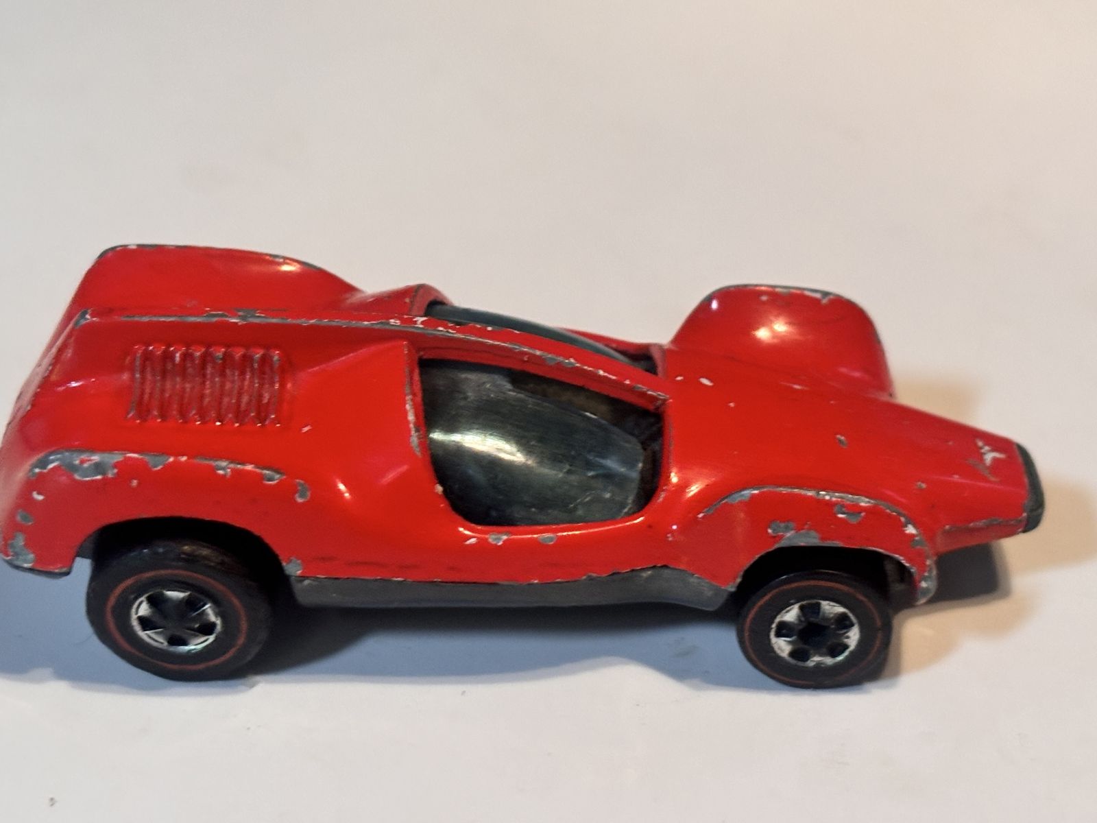 Vintage Hot Wheels Redline Red  Double Vision Diecast Car 1973 Loose
