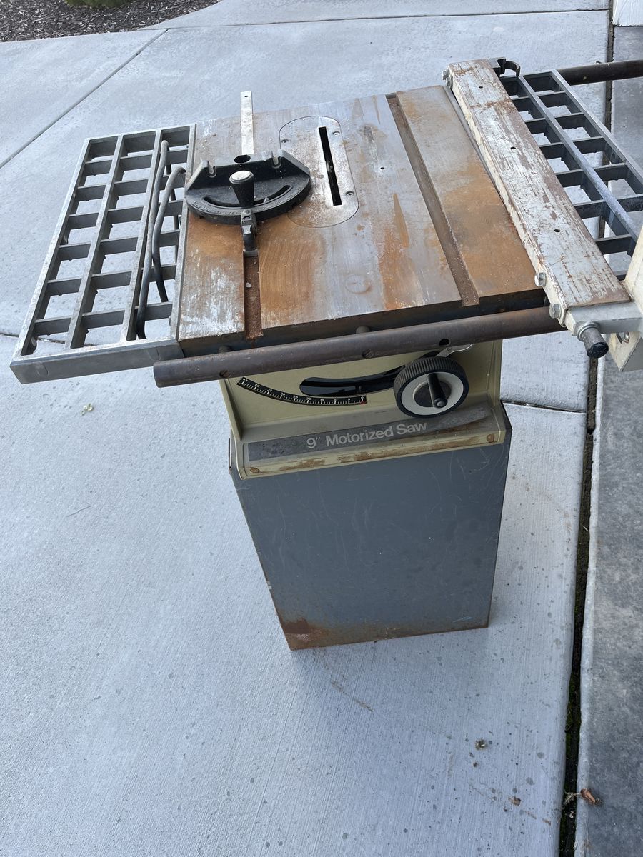 9" table saw