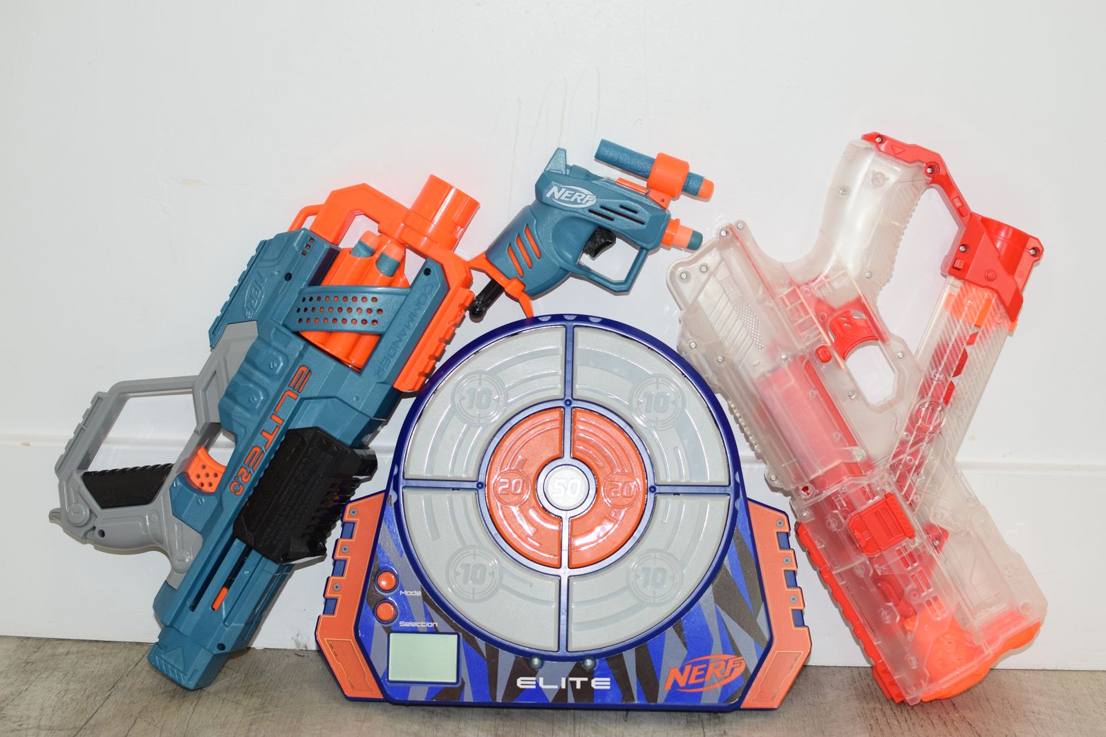 Nerf Blasters And Electric Target For Sale