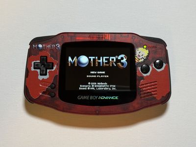 Mother 3 Gameboy Advance Console Funnyplaying IPS Backlit GBA USB C Rechargeable