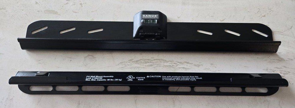 Sanus VuePoint F41 Wall Mount Assembly Bracket 80 lbs Capacity