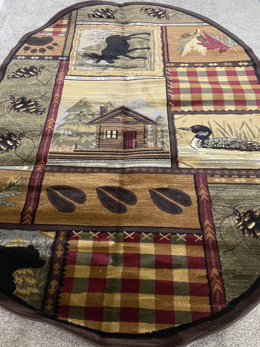 Brand NewTayse 5'3'' x 7'3'' Nature Loomed Polypropylene Oval Indoor Area Rug