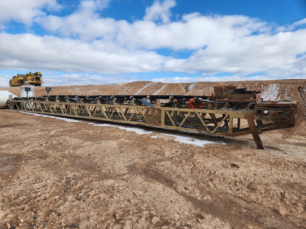 Custombuilt 24 in x 60 ft Stationary Transfer Conveyor Lattice Frame 24x60 #3524
