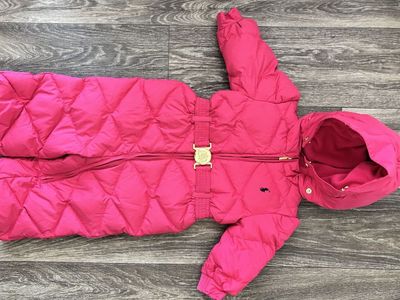 Ralph Lauren Pink Quilted Puffer Bunting Snowsuit (9 months)