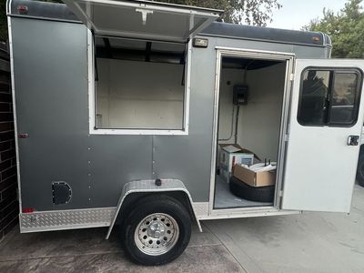 NEW 5x8 Concession Trailer - Fully Plumbed & Wired