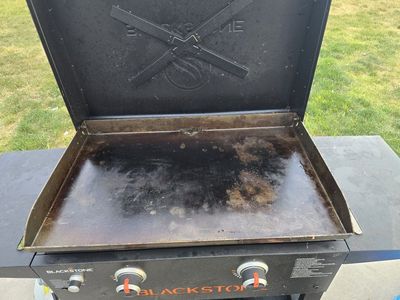 Blackstone 2-Burner 28" Griddle with Side Shelves, Cover Included