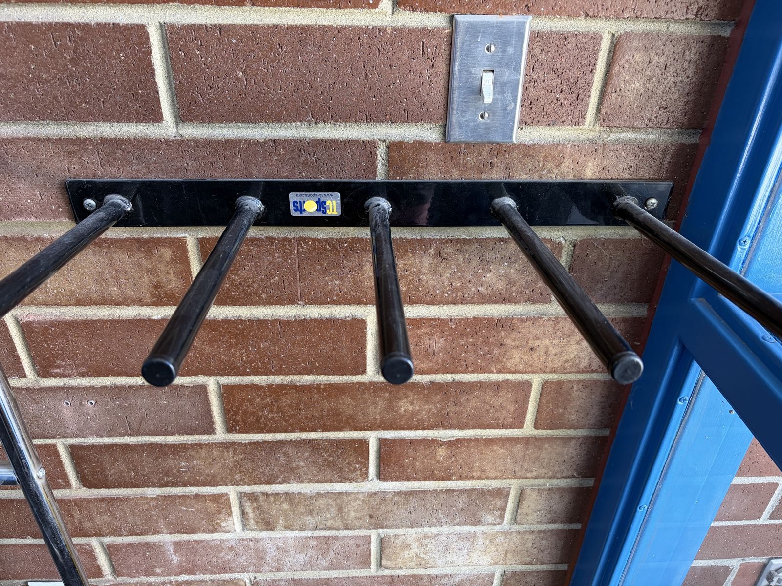 Wall Mounted Hoop Holder and Jump Rope Rack