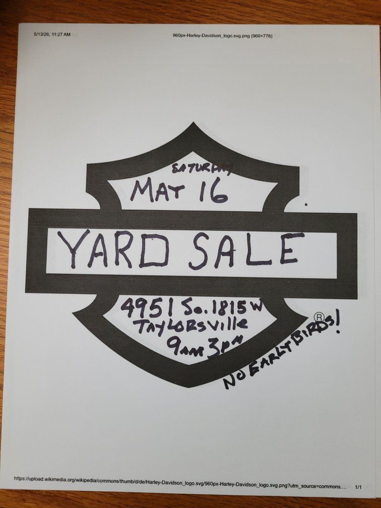 YARD SALE