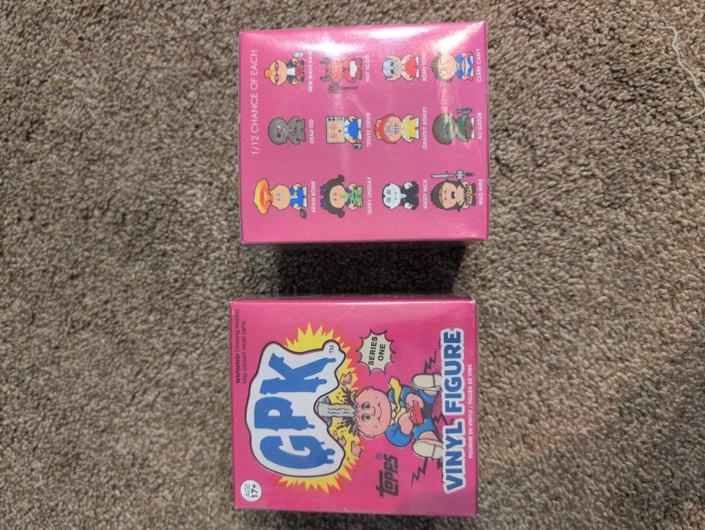 Unopened! Topps Garbage Pail Kids Series 1 Vinyl Figure Blind Boxes - Lot of 2