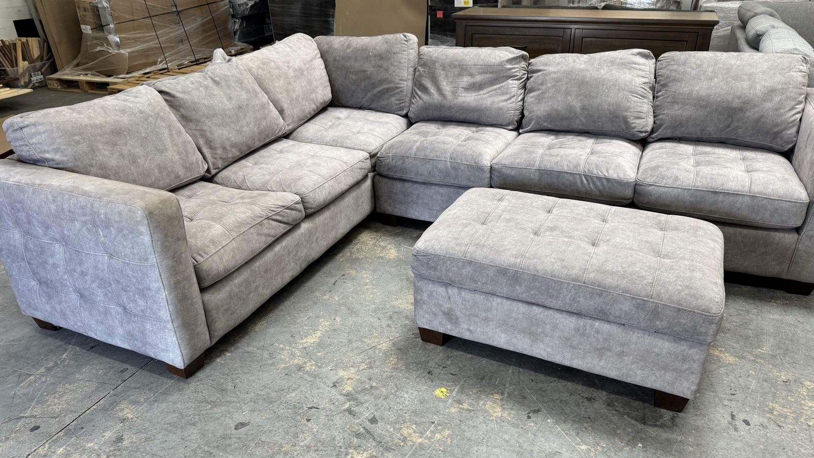 Sectional ottoman sofa Fabric