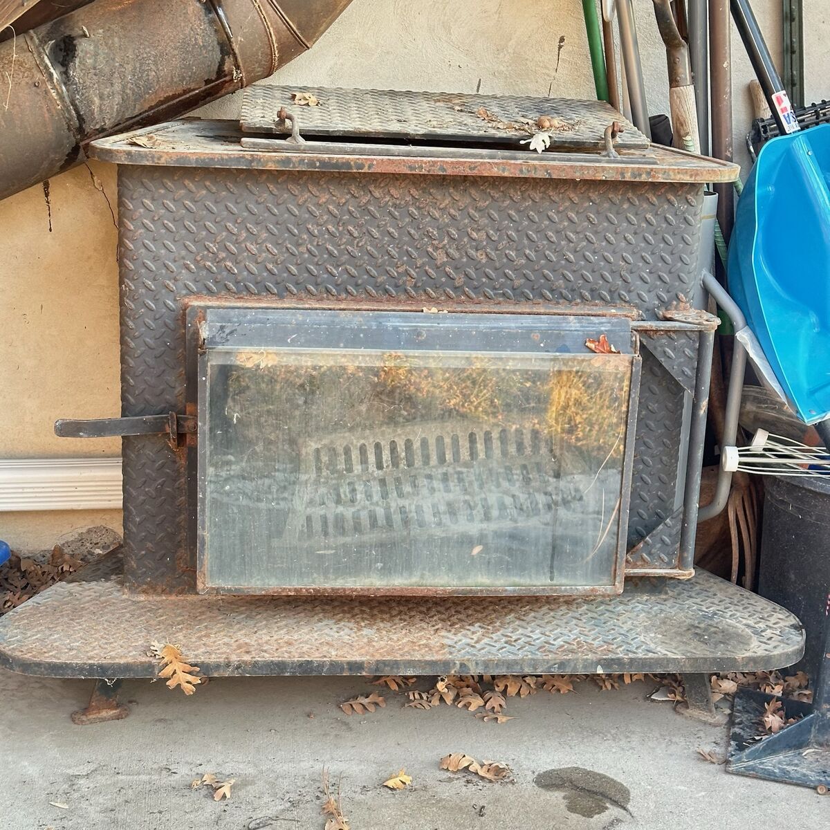 Heavy Duty Steel Wood Burning Stove Fireplace