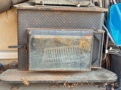 Heavy Duty Steel Wood Burning Stove Fireplace