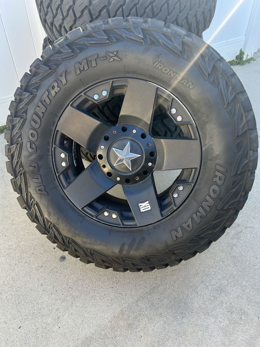 XD Rockstars and 35x12.50x18’s