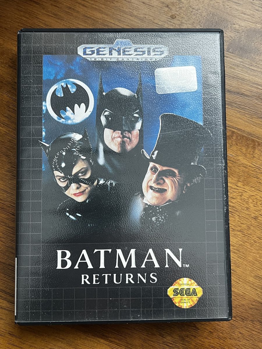 Batman Returns Sega Genesis Complete in Box