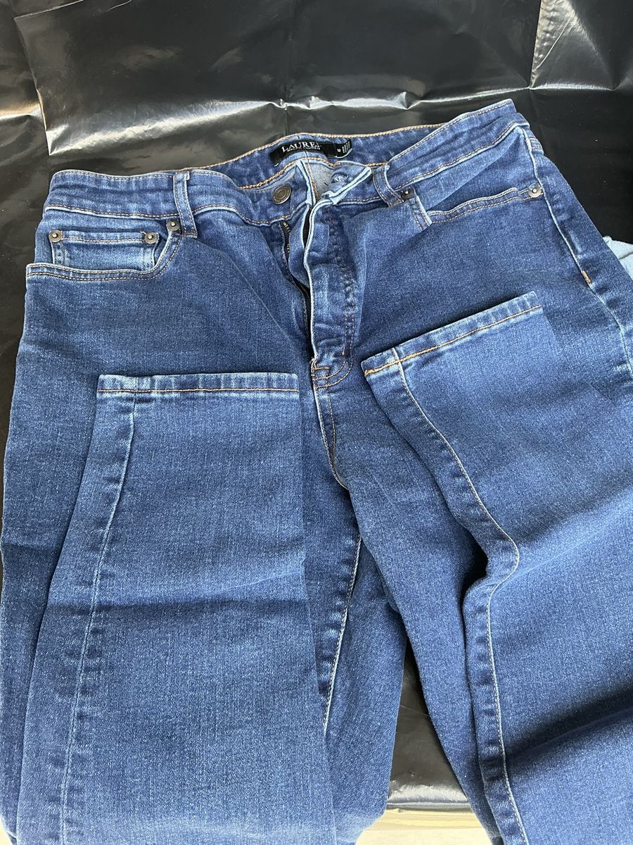 Lauren Ralph Lauren Women's Size 10 Blue Jeans Skinny Cut
