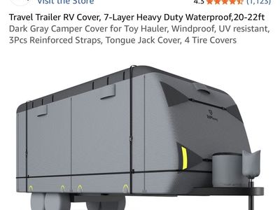 RVMasking 7-Layer Heavy Duty Waterproof RV Cover (20'-22')
