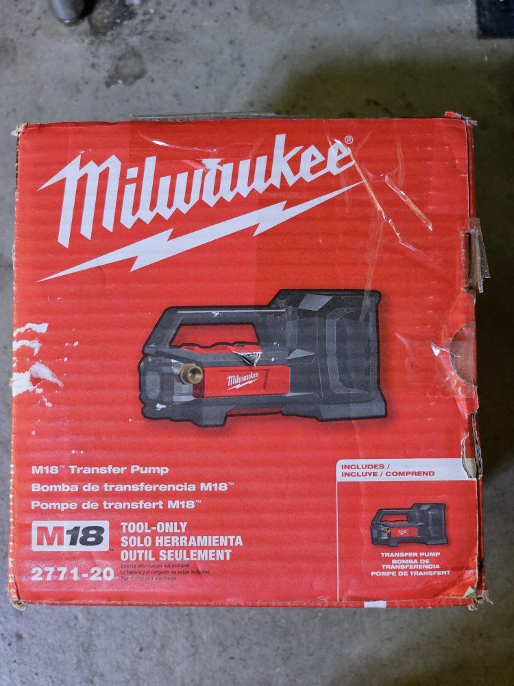 Milwaukee 2771-20 M18 18 Volt Cordless Transfer Pump