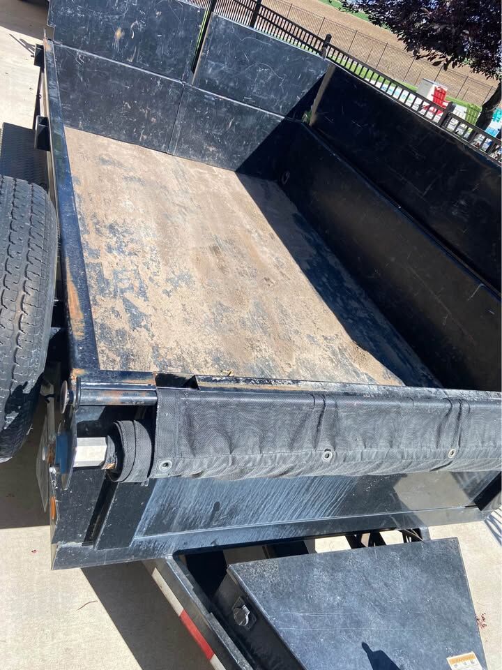 Dump Trailer for Rent 180 cubic feet with hydraulics