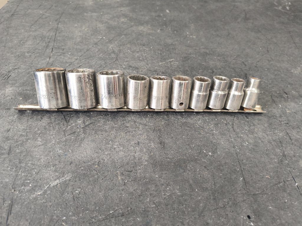 Matco 1/2 socket set SAE  12 points