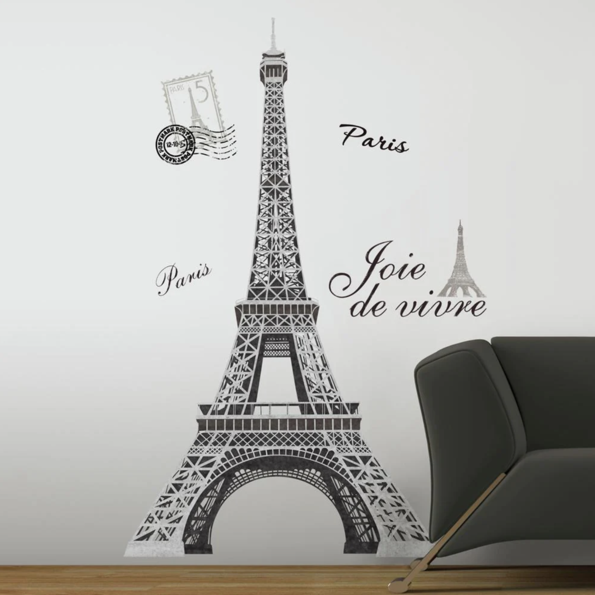 RoomMates XL Eiffel Tower Giant Wall Decals - New in Package