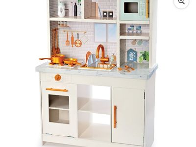 Wooden Kitchen Play Set