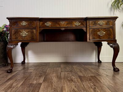 Vintage Chippendale Sligh Desk w/ Leather Top