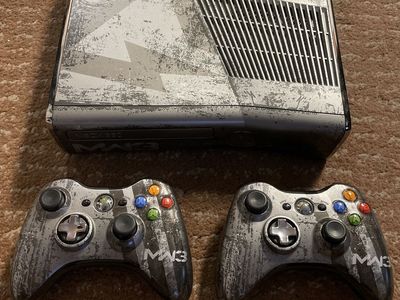 Xbox 360 Limited Edition Modern Warfare 3 Console with 2 Matching Controllers