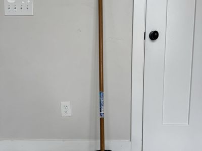 24” Heavy-Duty Commercial Floor Squeegee with Long Wood Handle