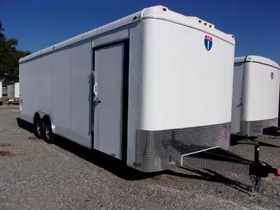 8.5X24 Interstate Enclosed Car Carrier Trailer FREE INSPECTION