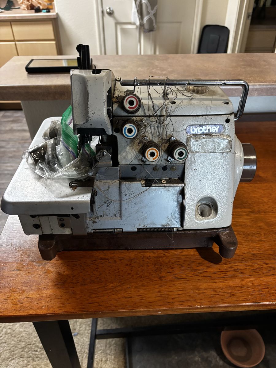 Brother Industrial Serger Sewing Machine - Heavy Duty, Used Condition