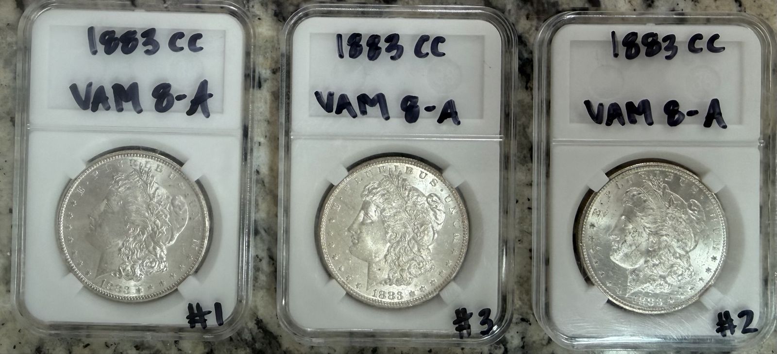 1883-CC Morgan Silver Dollar’s