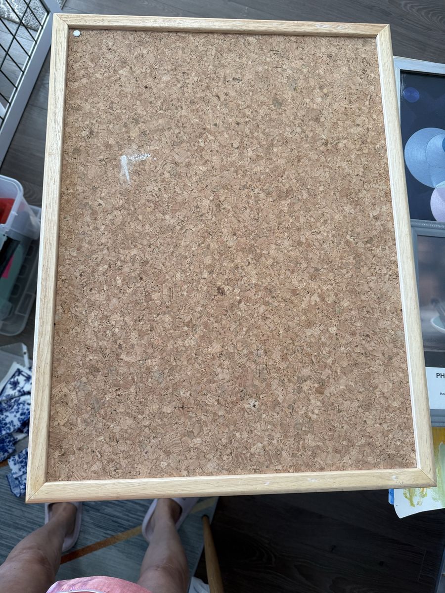 Large Cork Bulletin Board with Wood Frame or White Frame - Memo/Pin Board