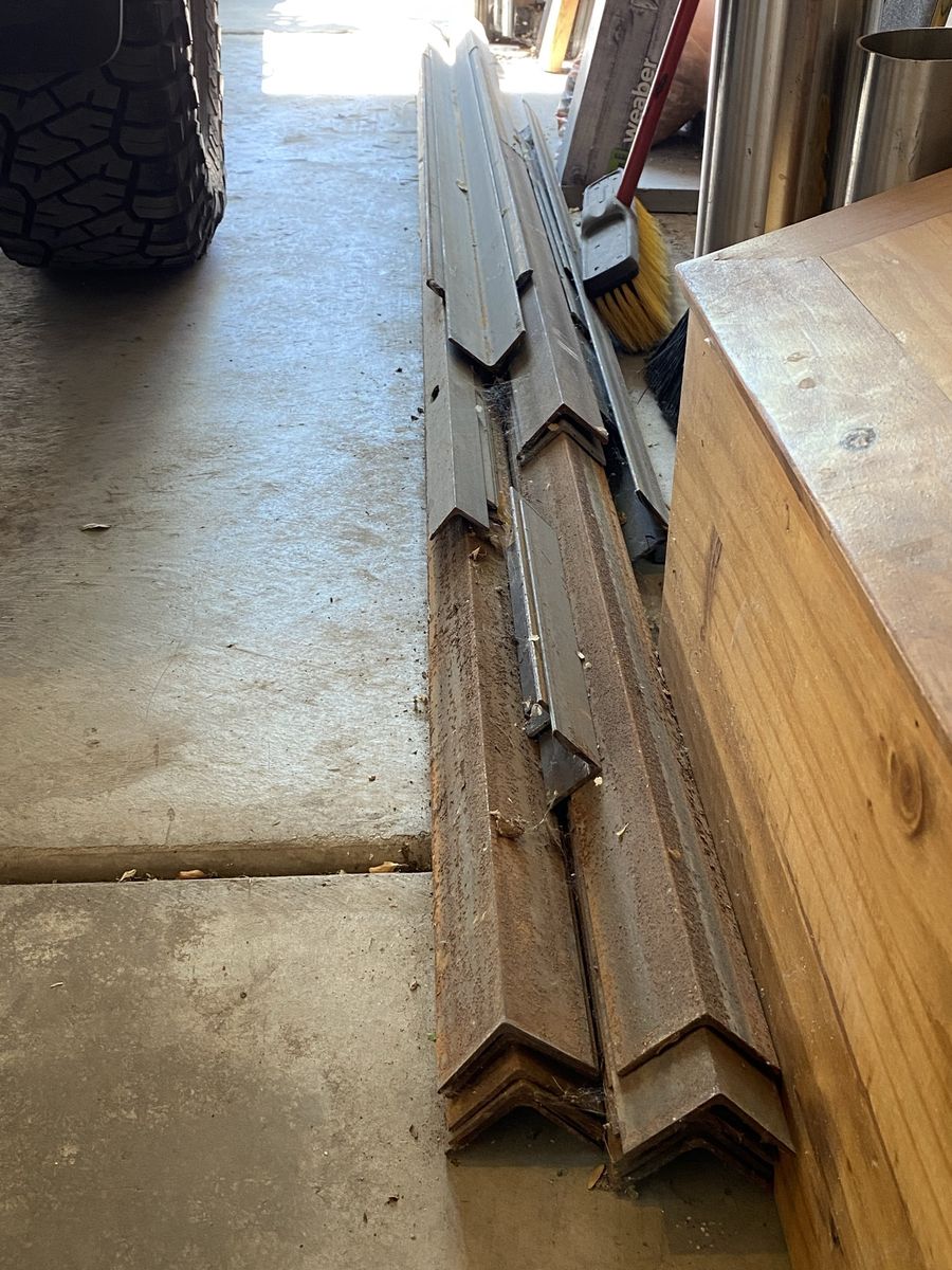 200 feet of 2”x2”x1/8” angle iron