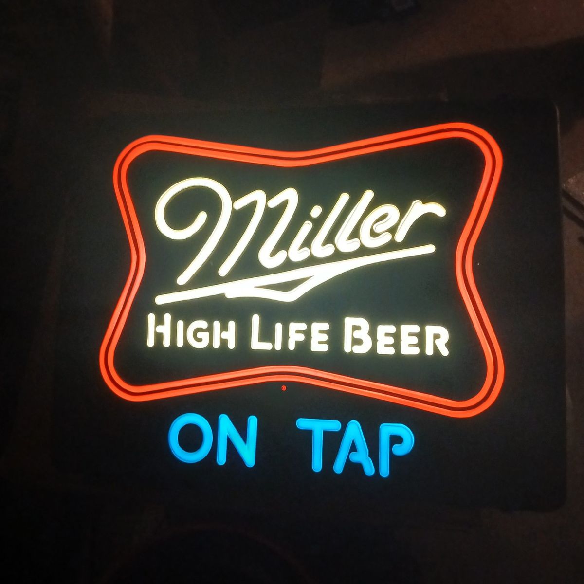 80s miller beer sign not neon