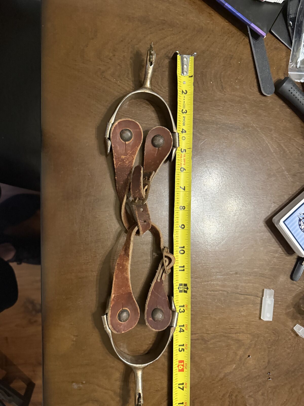 Old Spurs, No Date, Indian Engravings On Them