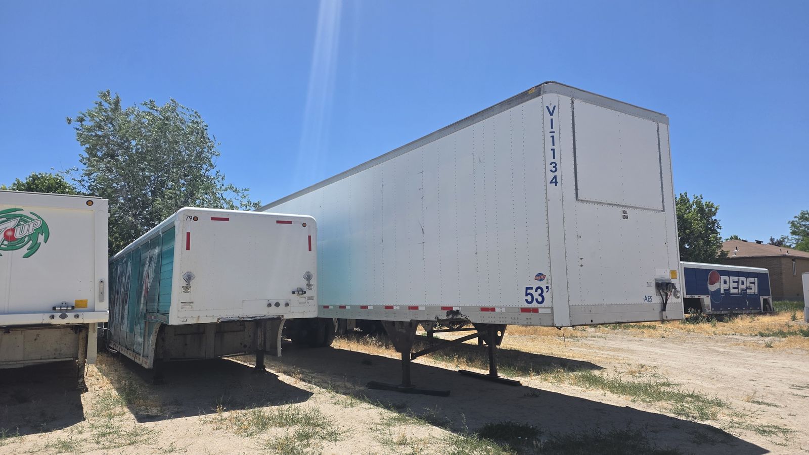 Insulated Semi Trailer Van Box - 53' Utility Storage Unit