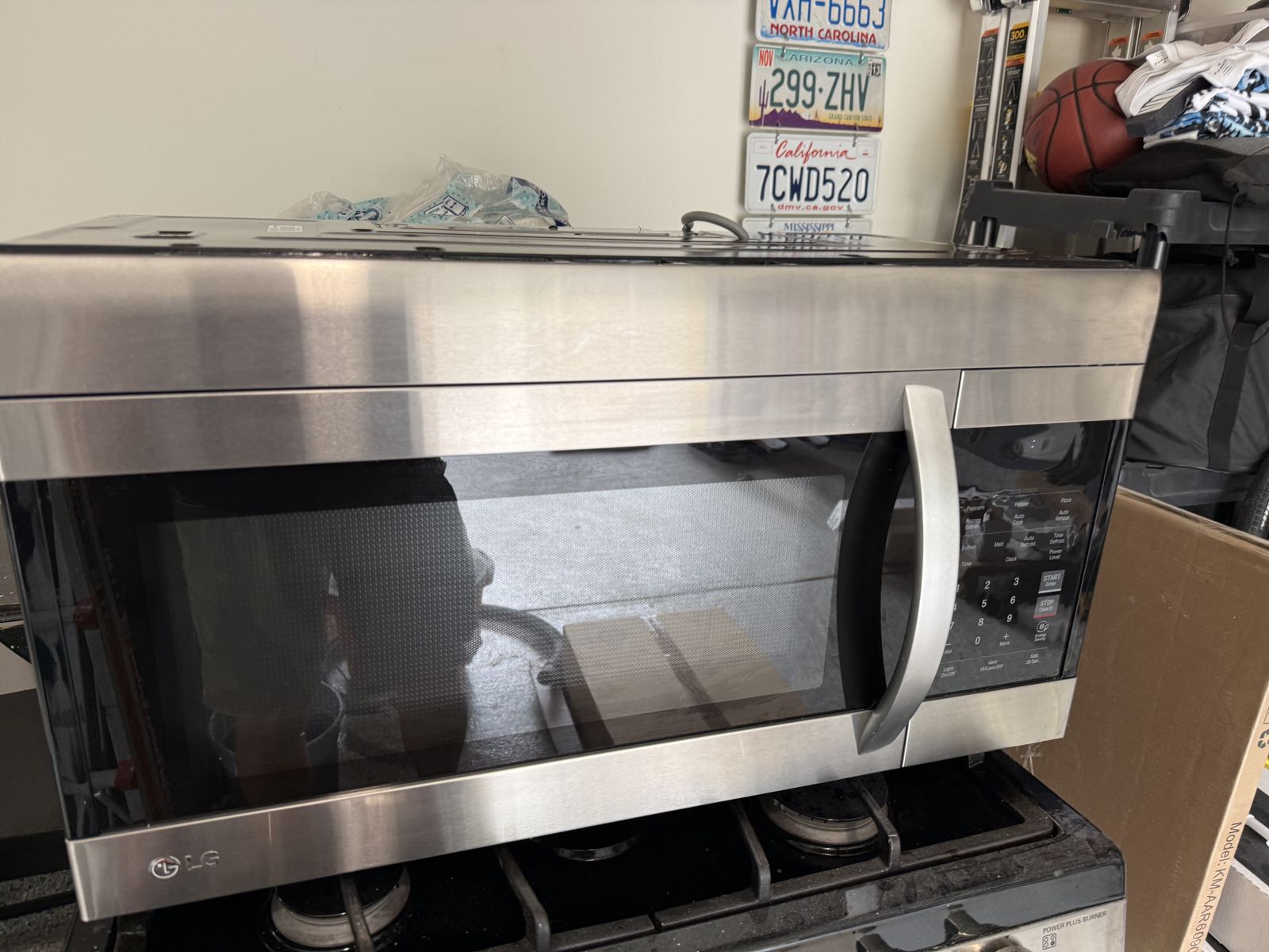 LG Stainless Steel Over-the-Range Microwave - Like New - $125 OBO