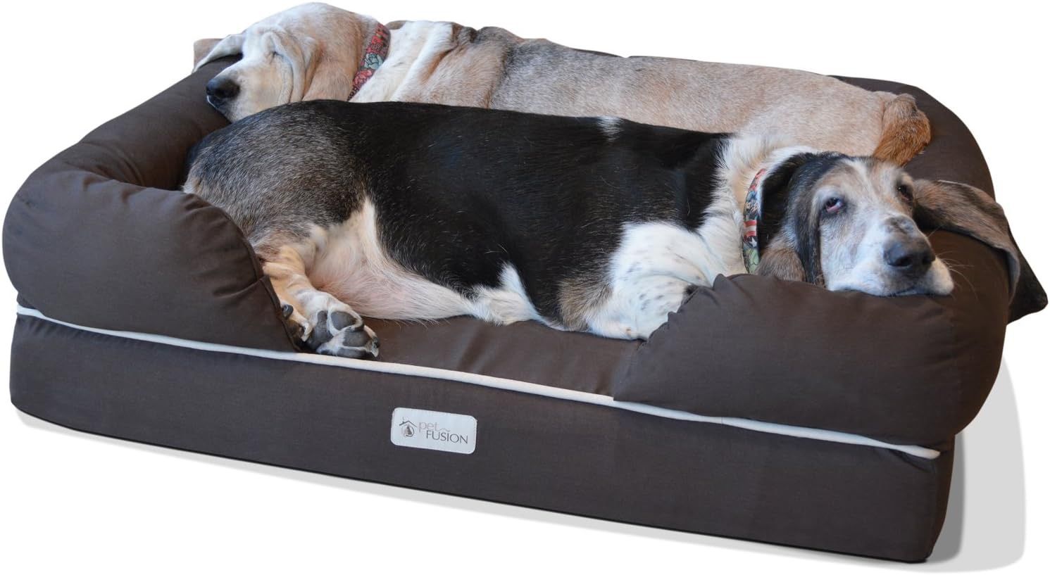 New PetFusion Large Dog Bed 36x28 Brown Memory Foam