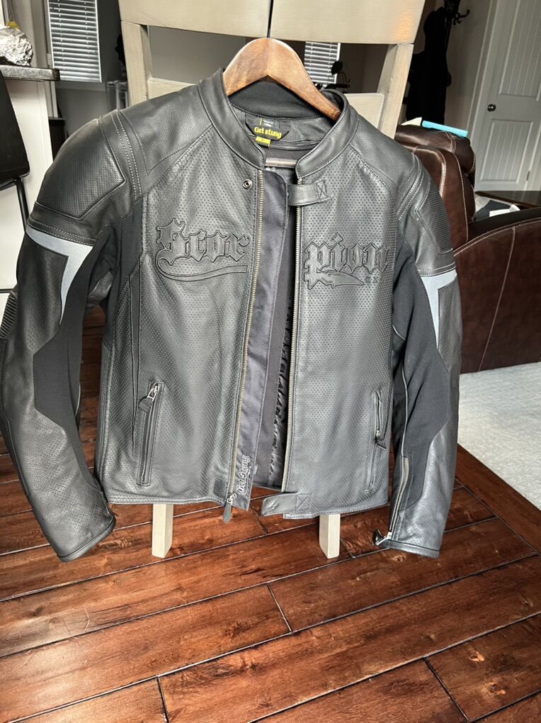 Scorpion Exo Leather Motorcycle Jacket $160