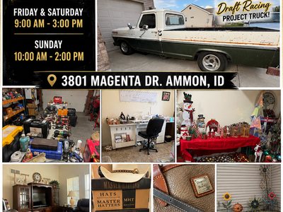 Ammon ID Estate Sale July 31-Aug 2 HUGE Estate Sale