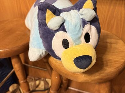 Bluey Character Pillow Pet Convertible Plush Toy