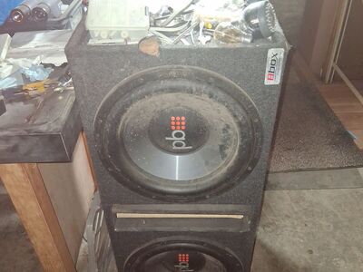 Powerbass 15" Ported Box Subwoofer Set