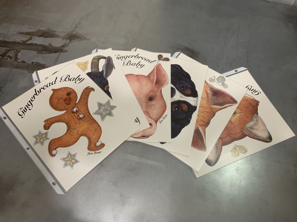 Gingerbread Baby Artwork By Jan Brett