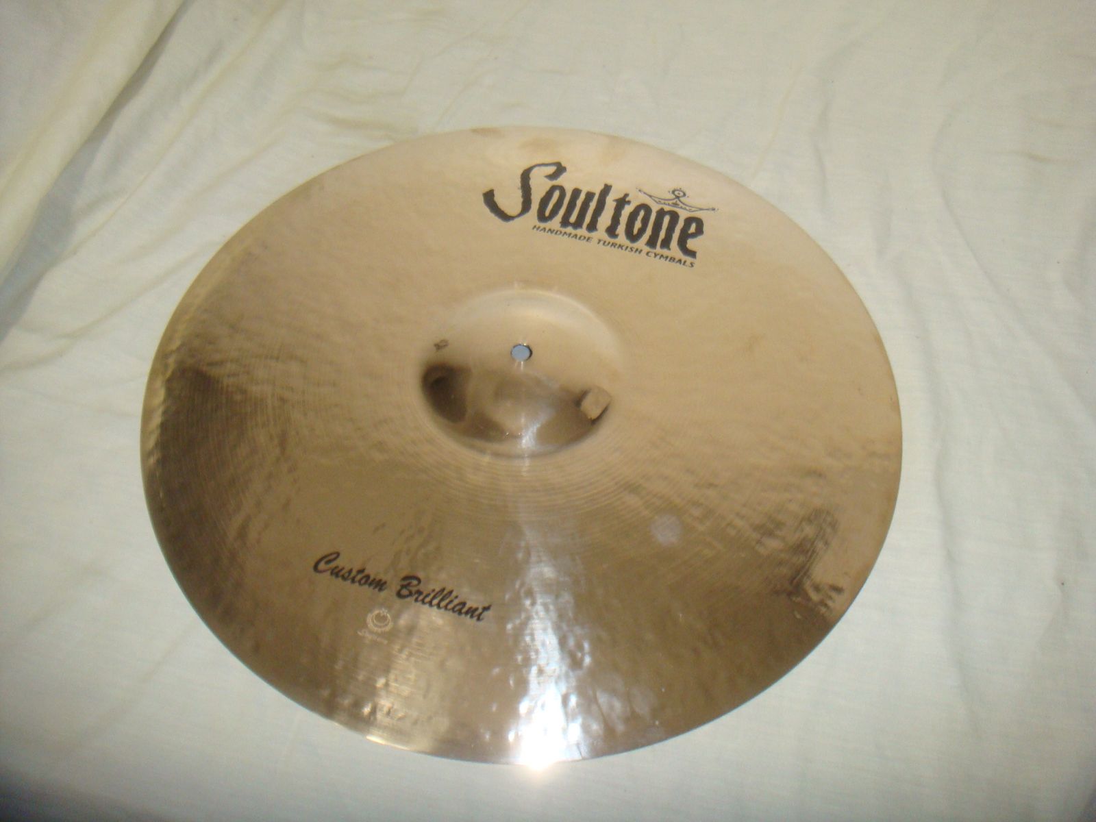 SOULTONE CUSTOM BRILLIANT 20" RIDE CYMBAL 50CM -NOB!