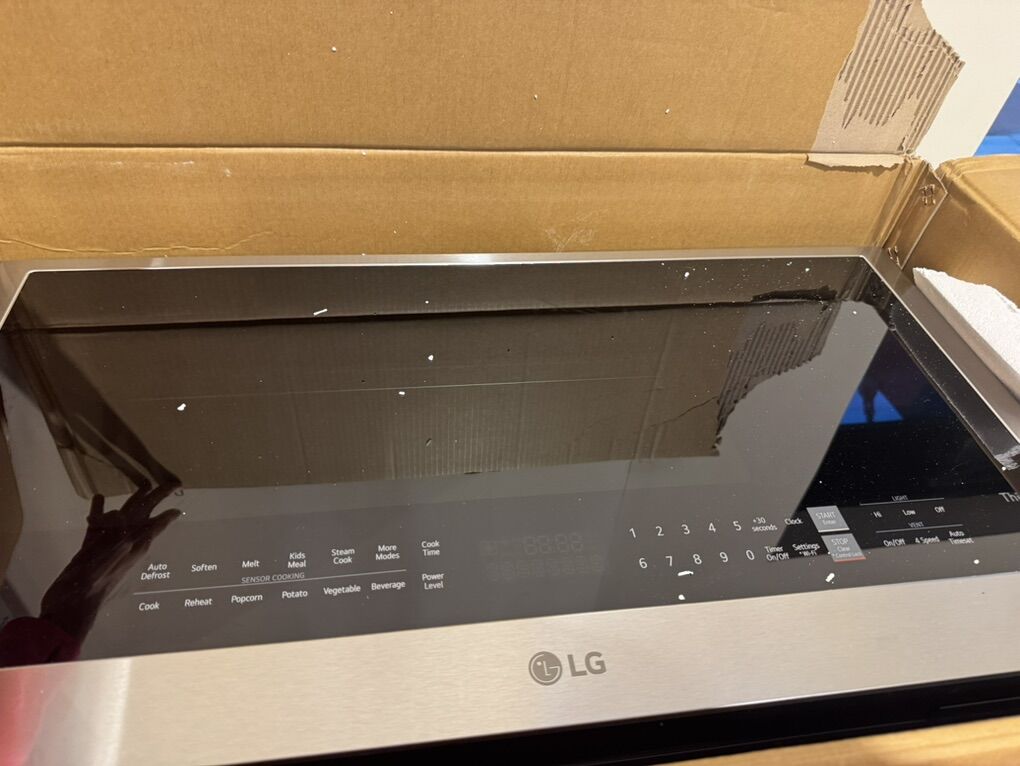 New LG 2.0 Over The Range Microwave Oven