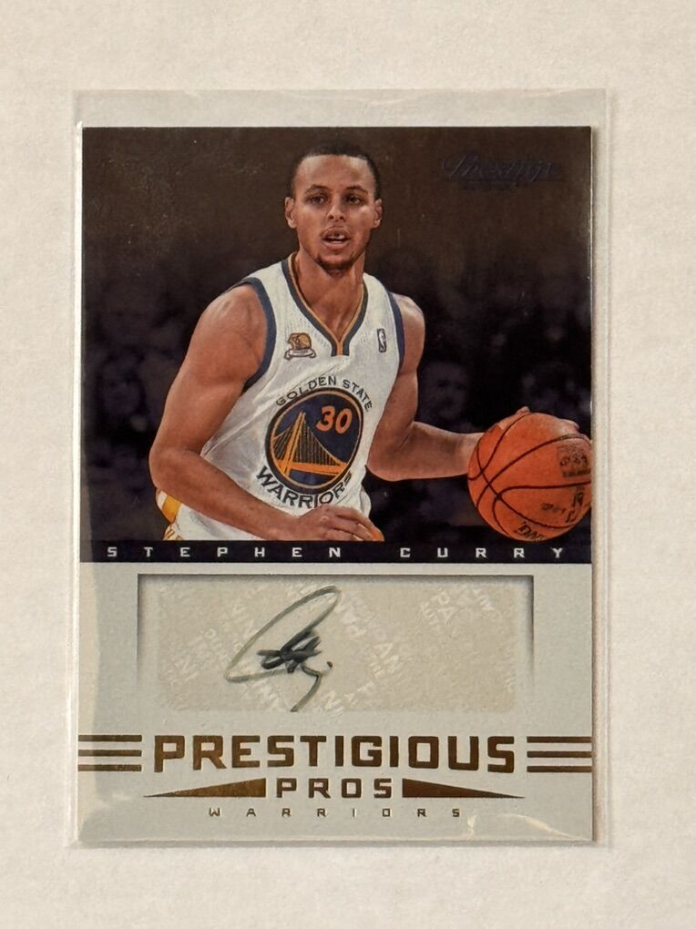 2012 Prestige Stephen Curry Prestigious Autos
