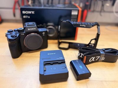 Sony A7SIII camera body, A7S III, NEW Small Rig cage, USA, cinema camera, dslr